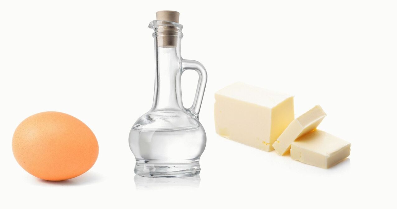 vinagre de huevo y aceite para hongos en los pies